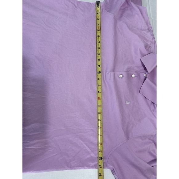 Peter Millar Shirt Men XL Purple Polo Golf Preppy Button Cotton Casual - Picture 11 of 15